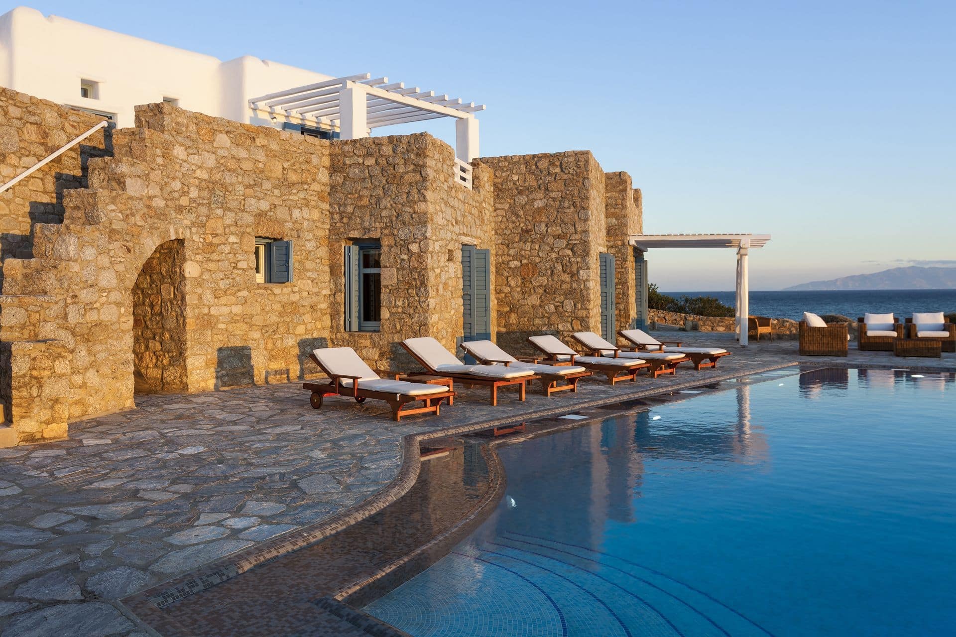 mykonos luxury villas with seaview