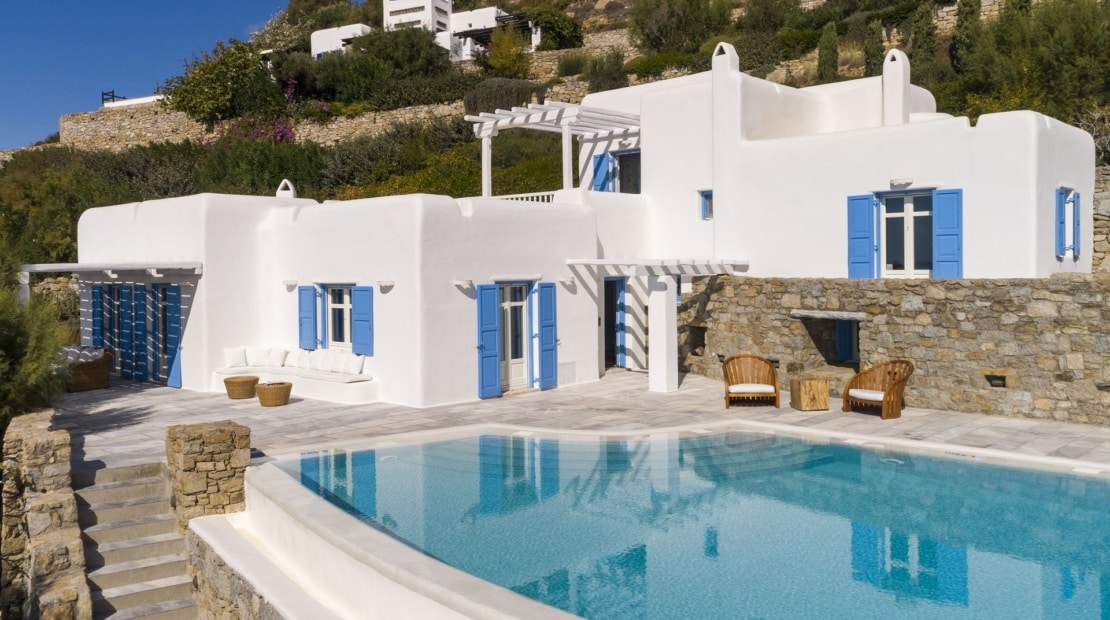 mykonos luxury villas seafront